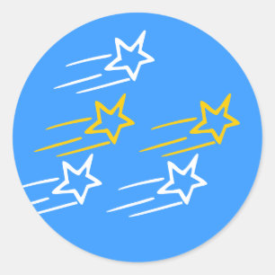 RADHA Krishna - in meiner Herz-Sammlung Runder Aufkleber