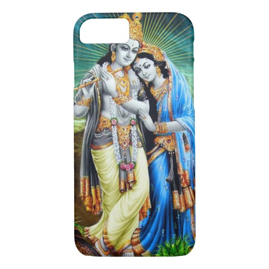 Radha-Krishna iPhone Abdeckung Case-Mate iPhone Hülle (Rückseite)