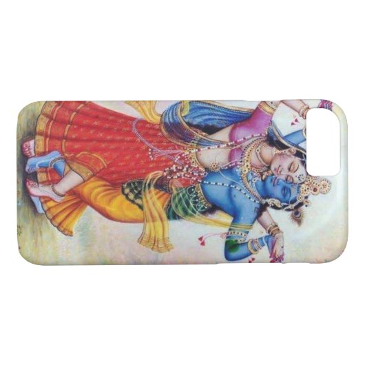 Radha-Krishna iPhone Cover (Rückseite (Horizontal))