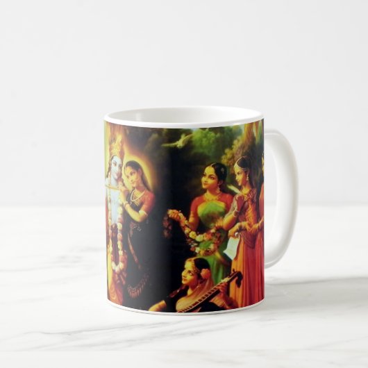 Radha Krishna Kaffeetasse (VorderseiteRechts)