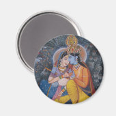 Radha Krishna Magnet (Vorderseite/Rückseite)