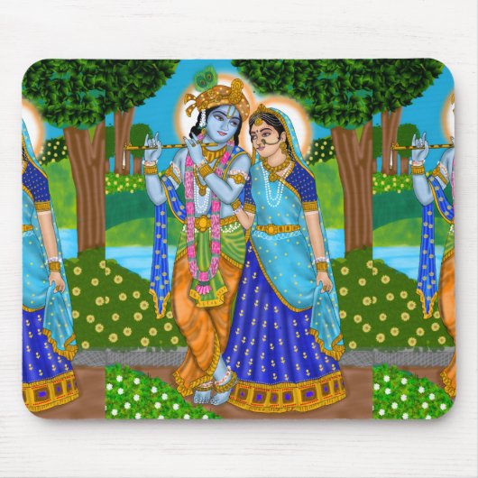 Radha Krishna-Mauspad Mousepad (Vorne)