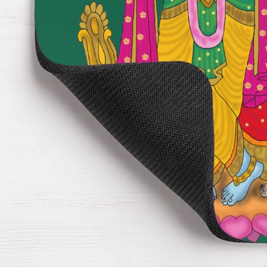 Radha Krishna Mouse Pad Mousepad (Ecke)
