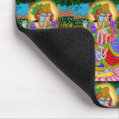 Radha Krishna Mouse Pad Mousepad (Ecke)