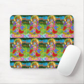 Radha Krishna Mouse Pad Mousepad (Mit Mouse)