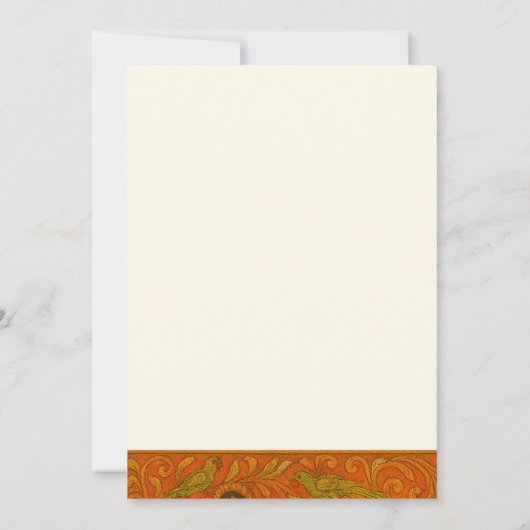 Radha Krishna Mural painting Indian Einladung (Rückseite)