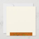 Radha Krishna Mural painting Indian Hindu Save The Date (Rückseite)