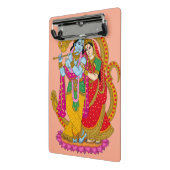 Radha Krishna Notebook Mini Klemmbrett (Gewinkelt2)