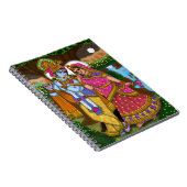 Radha Krishna Notebook Notizblock (Rechte Seite)