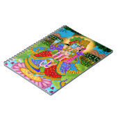 Radha Krishna Notebook Notizblock (Linke Seite)