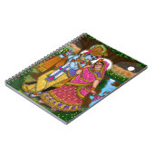 Radha Krishna Notizbuch Notizblock (Linke Seite)