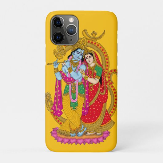 Radha Krishna Phone Cover (Rückseite)