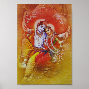 Radha Krishna Plakat