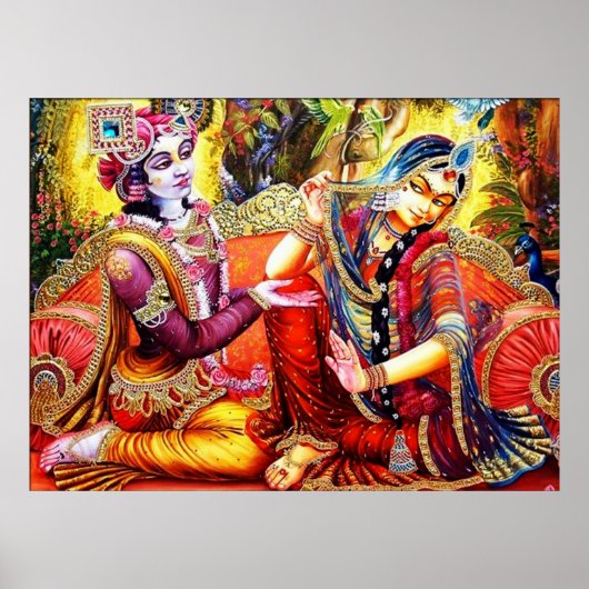 RADHA-KRISHNA POSTER (Vorne)