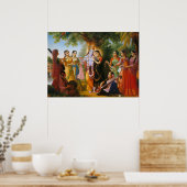 Radha-Krishna Poster (Küche)