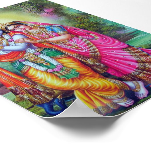Radha-krishna Poster (Ecke)
