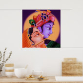 Radha-Krishna Poster (Küche)