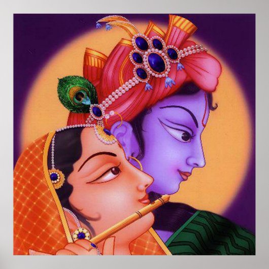 Radha-Krishna Poster (Vorne)