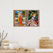 Radha Krishna Poster (Küche)