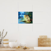 Radha Krishna Poster (Küche)