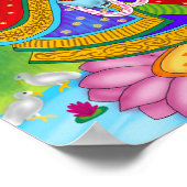 Radha Krishna Poster (Ecke)