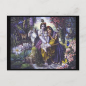 Radha Krishna Postkarten (Vorderseite)