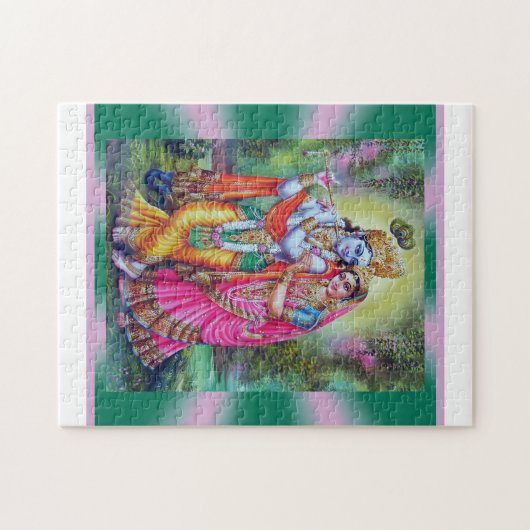 Radha Krishna Puzzlespiel Puzzle (Horizontal)