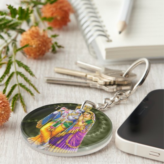 Radha Krishna Schlüsselanhänger (Vorderseite rechts)