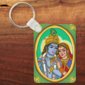 Radha Krishna Schlüsselanhänger (Vorderseite)