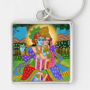 Radha Krishna Schlüsselanhänger