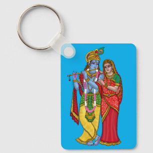 Radha Krishna Schlüsselanhänger