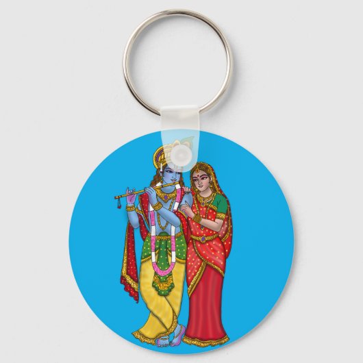 Radha Krishna Schlüsselanhänger (Vorderseite)