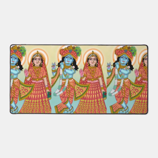 Radha Krishna Schreibtischunterlage (Vorderseite)