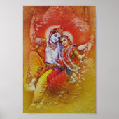 Radha Krishna Swinging Poster (Vorne)