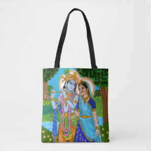 Radha Krishna-Taschentücher Tasche