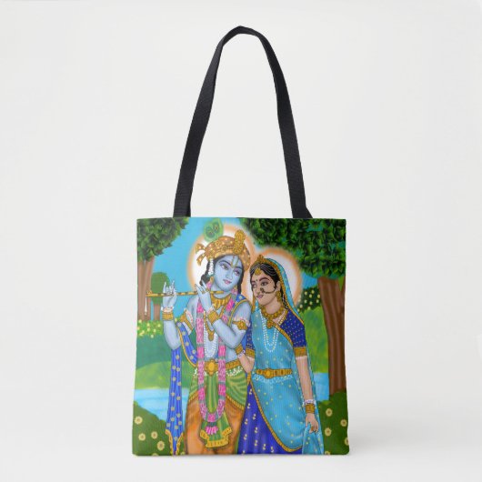 Radha Krishna Tote Bags Tasche (Vorderseite)