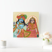 Radha Krishna Wanduhr (Zuhause)