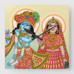 Radha Krishna Wanduhr