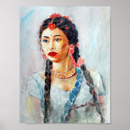 Radha_krishnas Liebe-Poster Poster