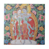 Radha-Krisna-Tile Fliese (Vorderseite)