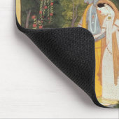 Radha und Krishna, die in eine Waldung gehen Mousepad (Ecke)