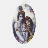 Radha und Krishna Keramikornament (Rechts)