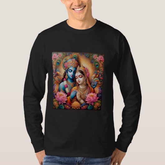 Radha und Krishna-Liebe T-Shirt (Vorderseite)