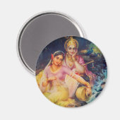 Radha und Krishna Magnet (Vorderseite/Rückseite)