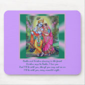 Radha und Krishna Mousepad (Vorne)