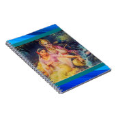 Radha und Krishna Notizbuch Notizblock (Rechte Seite)