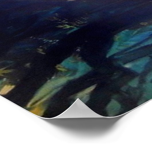 Radha und Krishna-Poster Poster (Ecke)