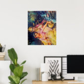 Radha und Krishna-Poster Poster (Heimbüro)