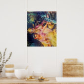 Radha und Krishna-Poster Poster (Küche)