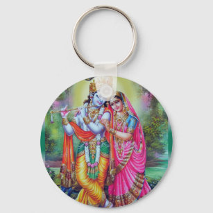 Radha und Krishna Schlüsselanhänger